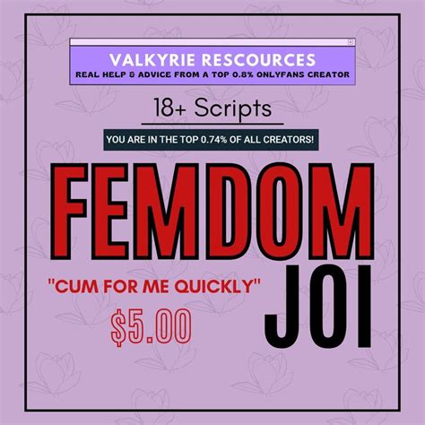 Femdom JOI